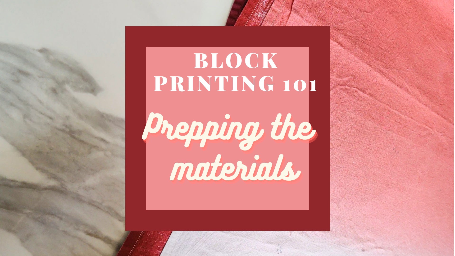Block Printing 101
