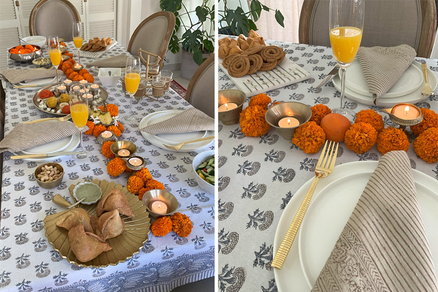 How to Create a Festive Diwali Tablescape: Decor Ideas for the Festival of Lights